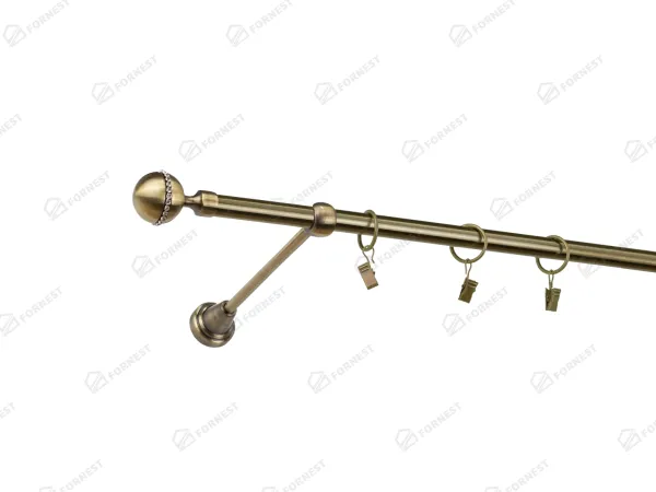 Garniža 16mm - 1rad - KALISTO CRYSTAL - antik