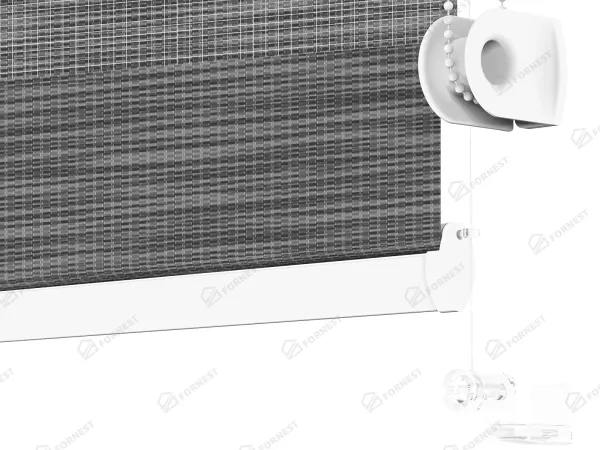 Roleta MINI - deň a noc - látka Maurícius 70 - antracit 4