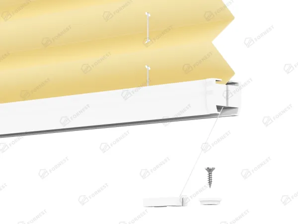 Plisé rolety LUX - látka Lemon fizz 11067 - PEARL 7