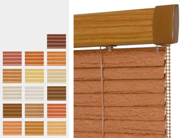 Žalúzie na okná ISSO 2 - 25mm - drevoimitačné
