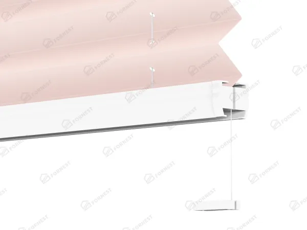 Plisé rolety LUX - látka Lovely rose 11241 - BLACKOUT (zatemňujúca) 6