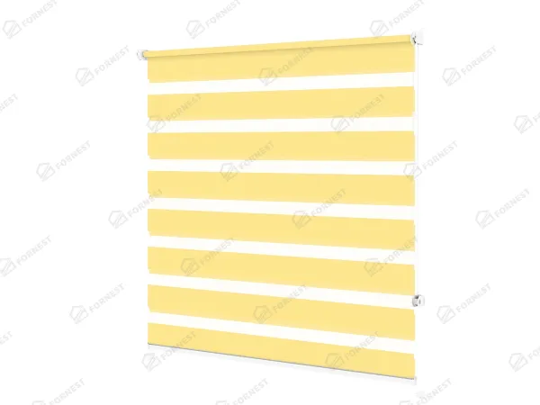 Roleta MINI - deň a noc - látka Bahama 1801 - vanilková 1