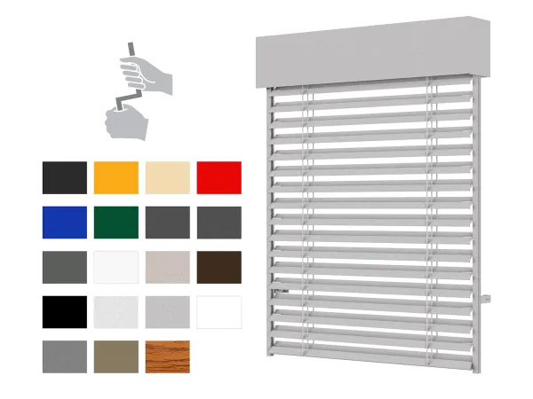 Vonkajšie žalúzie Z70 - kľuka