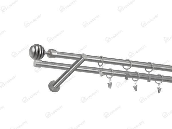 Garniža 19x19mm - 2rady - VERONA - satin