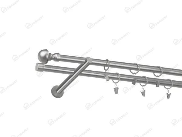 Garniža 19x19mm - 2rady - BOSTON - satin