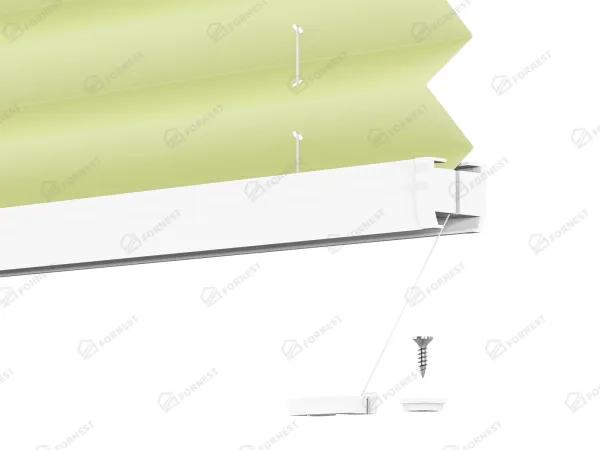 Plisé rolety LUX - látka Fresh lime 11052 - PEARL 7