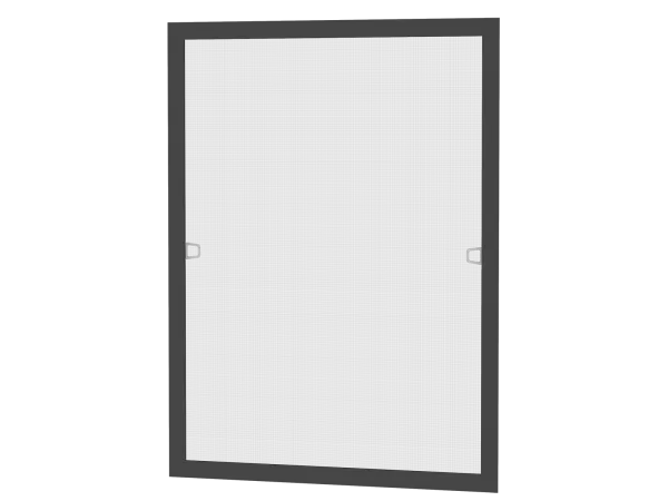 Sieťky na OKNO - pevné - ANTRACIT