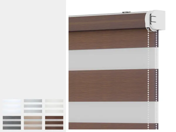 Roleta SOLID M - deň a noc - látka EXCLUSIVE