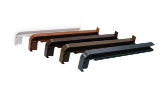 Vonkajšie hliníkové ťahané parapety - bronz elox 6003 2