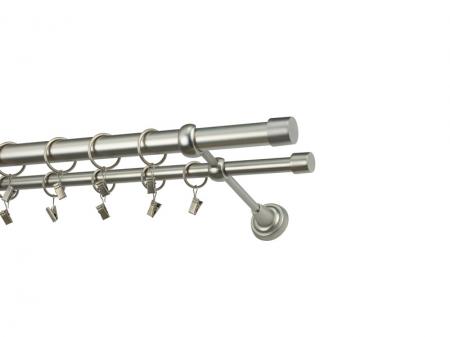 Garniža 25x16mm - 2rady - PULLO - satin