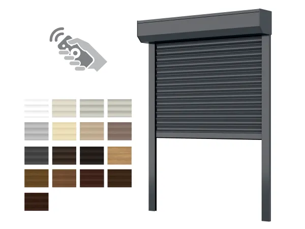 Hliníkové rolety BOX 137mm - výška do 1400mm - MOTOR - DIAĽKOVÉ