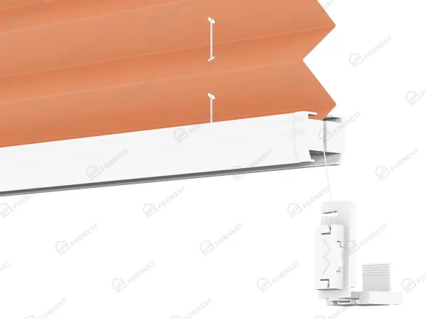 Plisé rolety LUX - látka Coral 11242 - BLACKOUT (zatemňujúca) 4