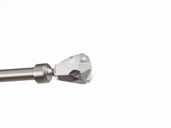 Garniža 19mm - 1rad - CRYSTAL CONE - satin 4