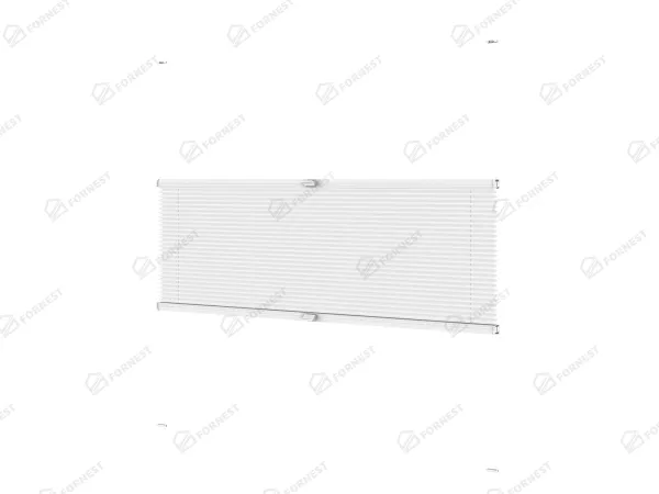 Plisé rolety LUX - látka Blossom White 11191- BLACKOUT (zatemňujúca) 3