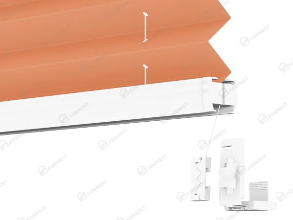 Plisé rolety LUX - látka Coral 11242 - BLACKOUT (zatemňujúca) 5