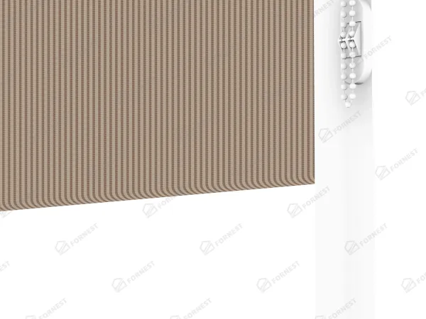 Roleta SWING - deň a noc - látka Miami 1306 - sivo hnedá 4