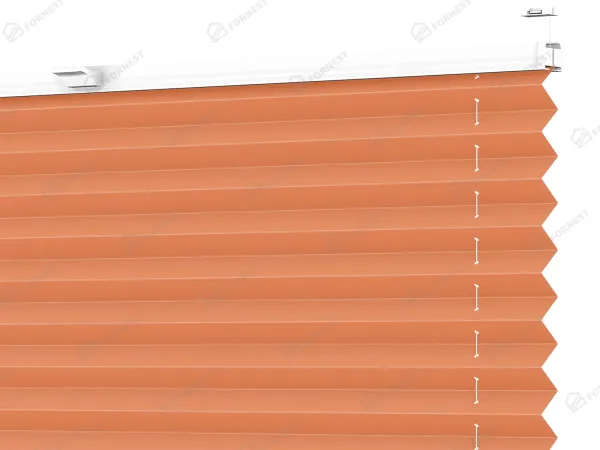 Plisé rolety LUX - látka Coral 11242 - BLACKOUT (zatemňujúca)