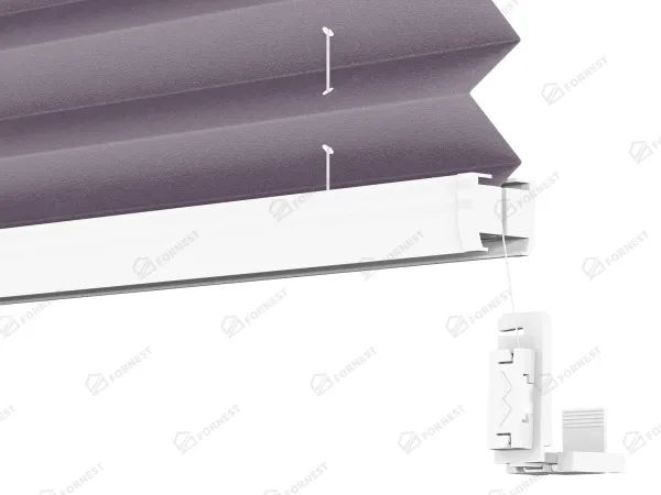 Plisé rolety LUX - látka Violet 11078 - PEARL 4