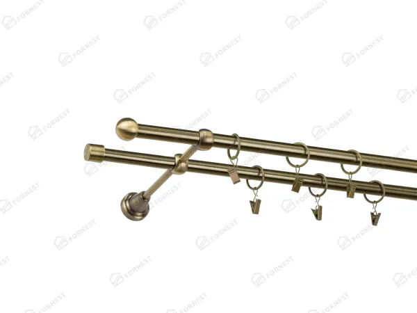 Garniža 16x16mm - 2rady - BOLOGNA - antik