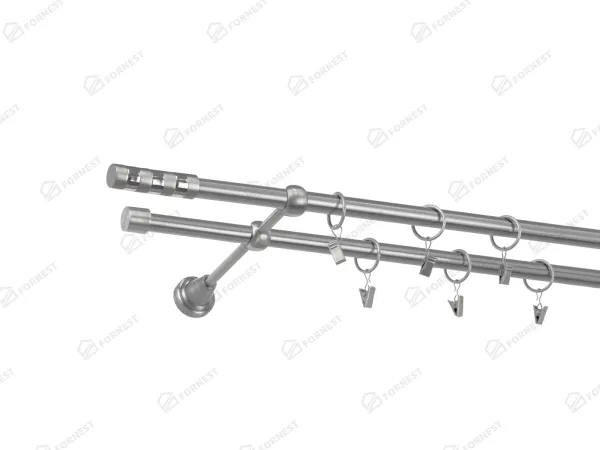 Garniža 16x16mm - 2rady - SIGMA - satin