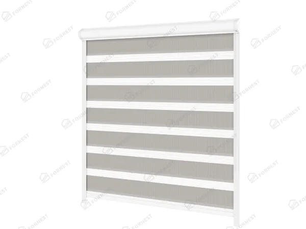 Roleta SWING LITE - deň a noc - látka Bahama 1806 - sivá 1