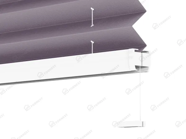 Plisé rolety LUX - látka Violet 11078 - PEARL 6