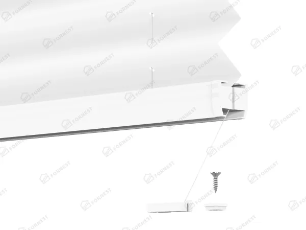 Plisé rolety LUX - látka Blossom white 11061- PEARL 7