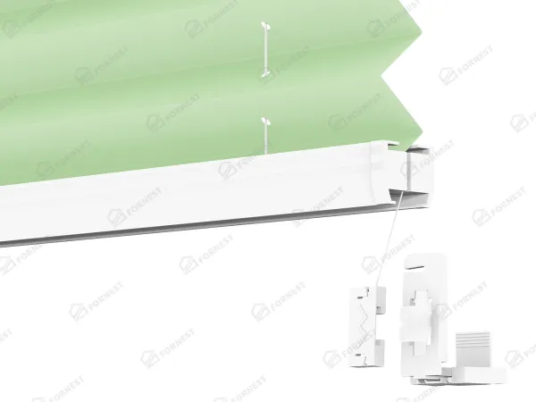 Plisé rolety LUX - látka Glam green 11068 - PEARL 5