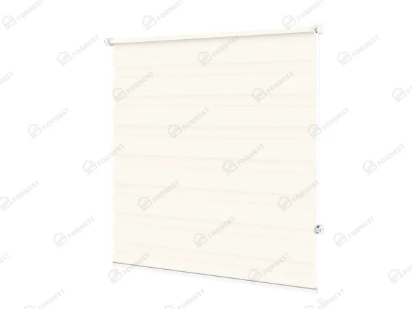 Roleta MINI - deň a noc - látka Zakynthos 03 - slonová kosť 2