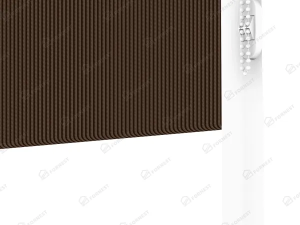 Roleta SWING - deň a noc - látka Miami 1307 - tmavo hnedá 4