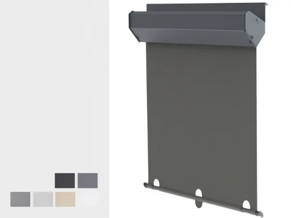 Vonkajšia screenová roleta pre strešné okná - SCREEN SKY - látka SATINE