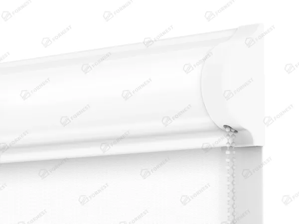 Roleta SWING - deň a noc - látka Zakynthos 01 - biela 3