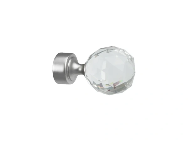 Koncovka 25 mm GUĽA CRYSTAL - satin