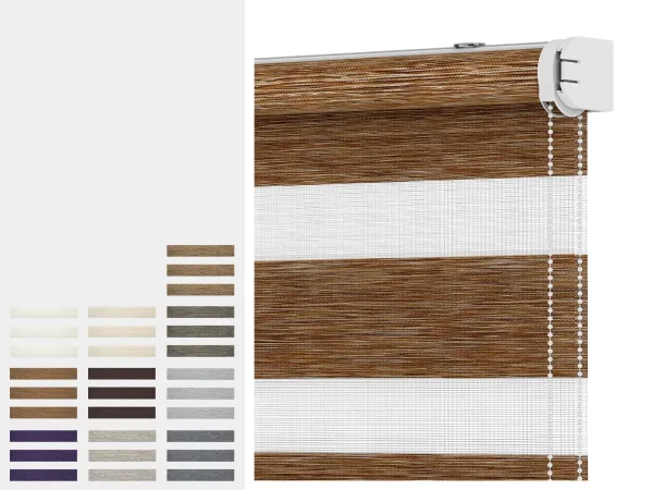 Roleta SOLID M - deň a noc - látka MAURÍCIUS