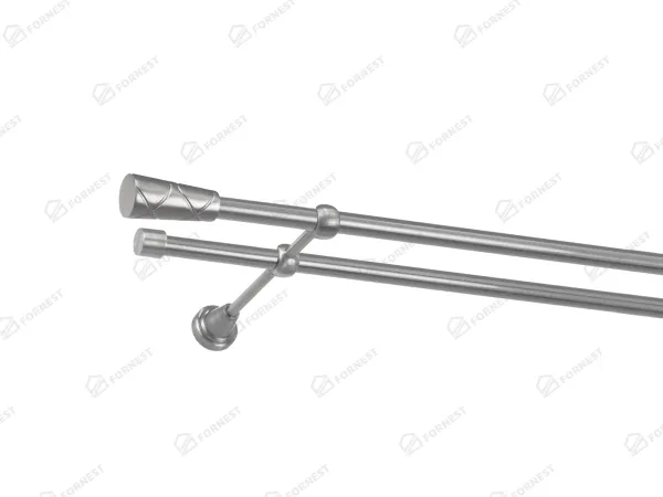 Garniža 16x16mm - 2rady - TRAPEZIUM - satin 1