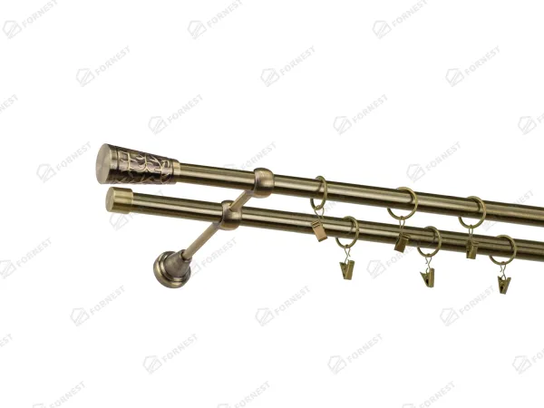 Garniža 19x19mm - 2rady - SEVILLA - antik