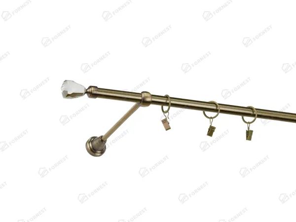 Garniža 16mm - 1rad - CRYSTAL CONE - antik