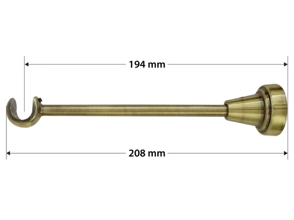Garniža 16mm - 1rad - GUĽA CRYSTAL - antik 3