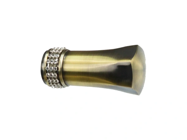 Koncovka 25 mm PLUTON CRYSTAL - antik