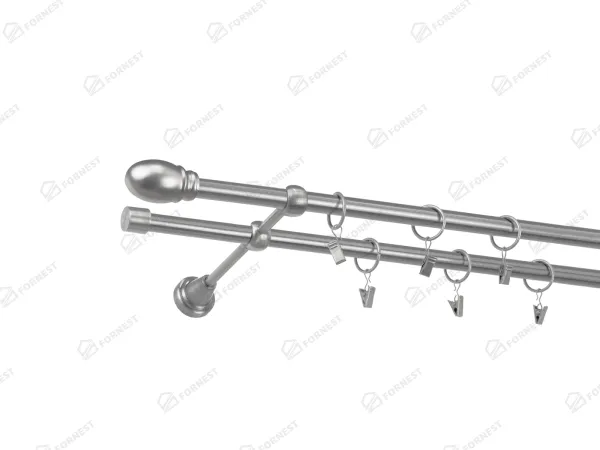 Garniža 16x16mm - 2rady - BELUNO - satin