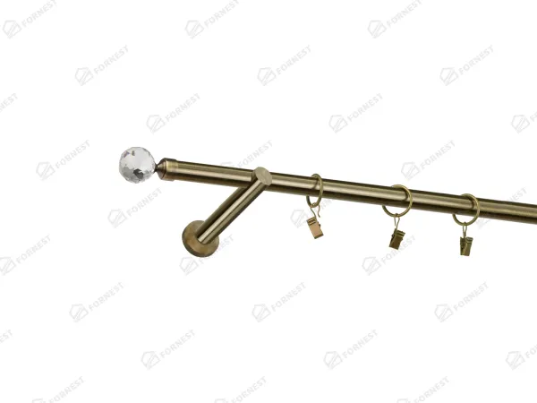 Garniža 19mm - 1rad - GUĽA CRYSTAL - antik