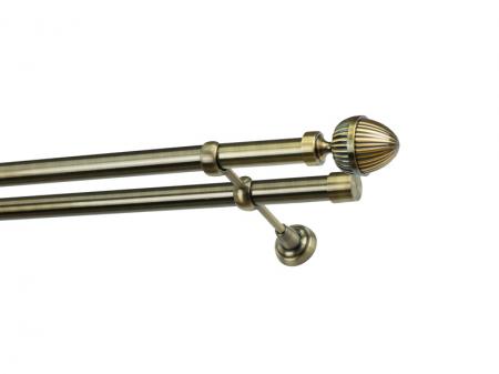 Garniža 25x25mm - 2rady - ODEON - antik 1