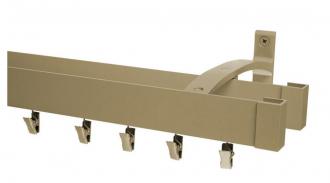 Garniža MODERN 2-drážková - na stenu - odtieň PATINA