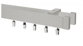 Garniža MODERN 2-drážková - do stropu - odtieň INOX