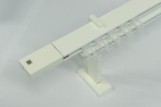 Garniža SQUARE LINE biela 2dr. - kon. biela KRYSTAL