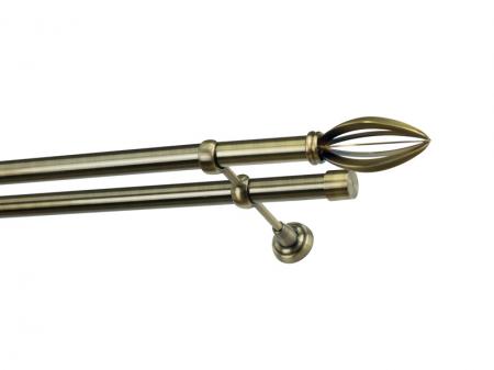 Garniža 25x25mm - 2rady - PANTEON - antik 1