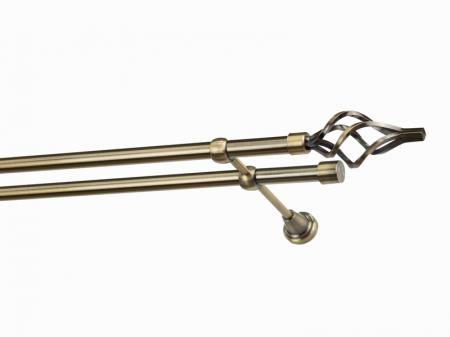 Garniža 19x19mm - 2rady - GUĽA AZUR - antik 1