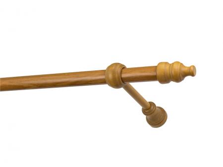 Garniža drevená 28mm jednoradová - DUB ZLATÝ 1