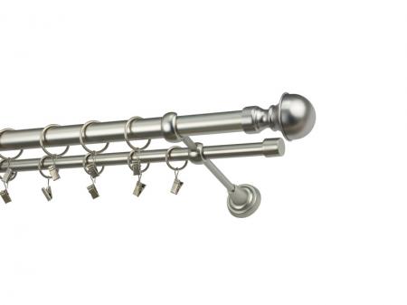 Garniža 25x16mm - 2rady - BOSTON - satin