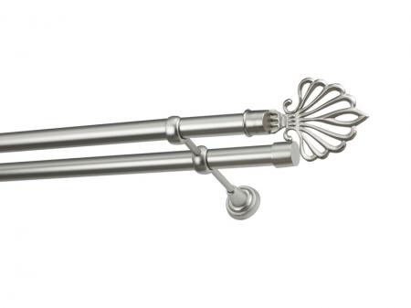 Garniža 25x25mm - 2rady - MODERN - satin 1